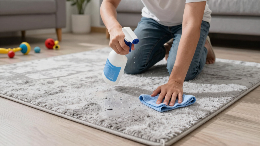 best stain-resistant washable dog area rug