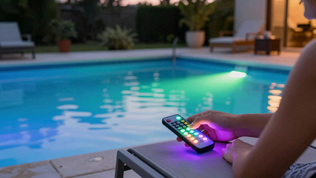 best color changing pool lights