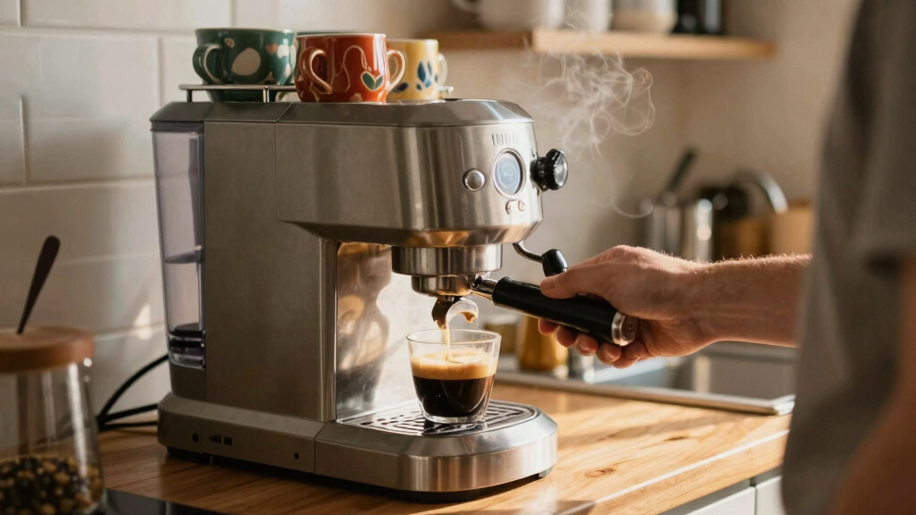 best espresso machine for small kitchen