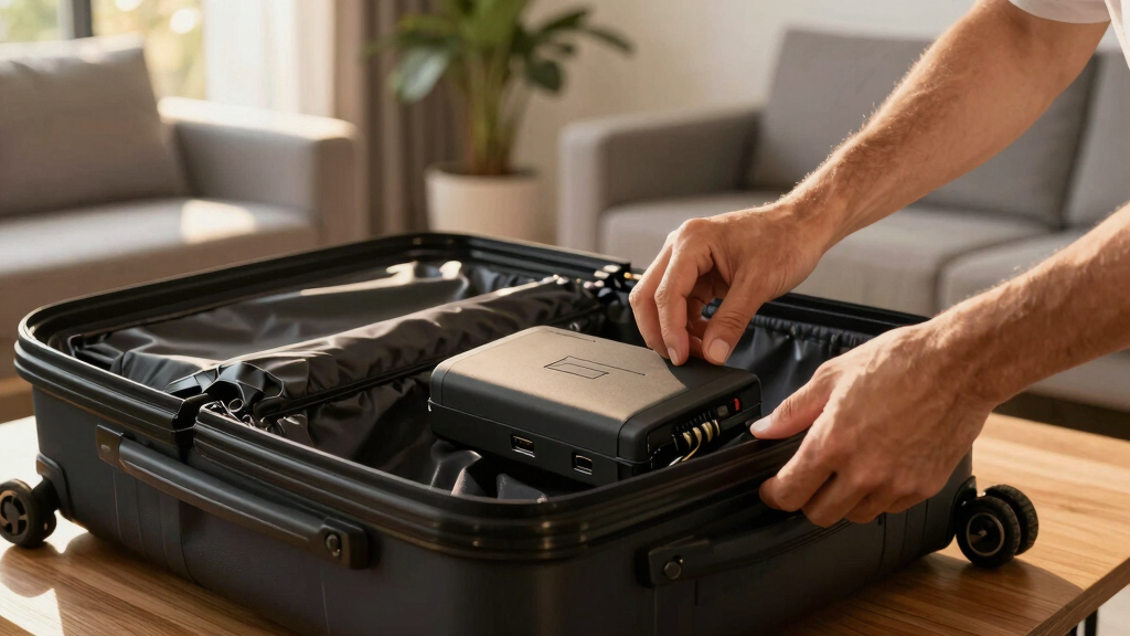 best smart carry on luggage with removable battery