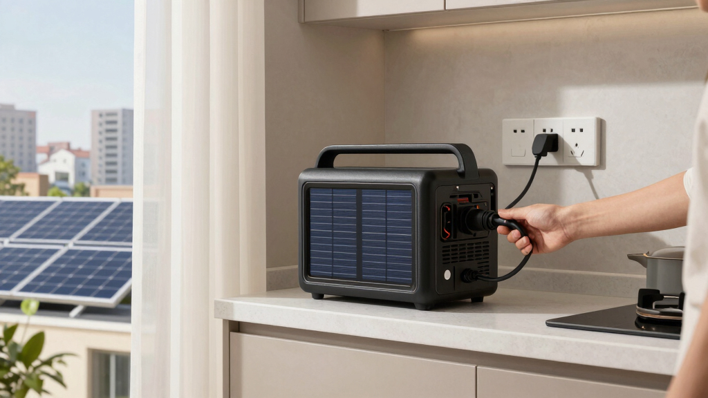 best solar generator for apartment backup power