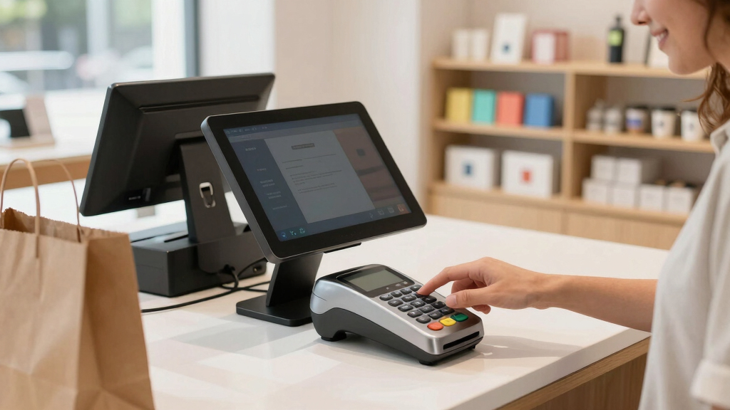 POS terminal for franchise checkout