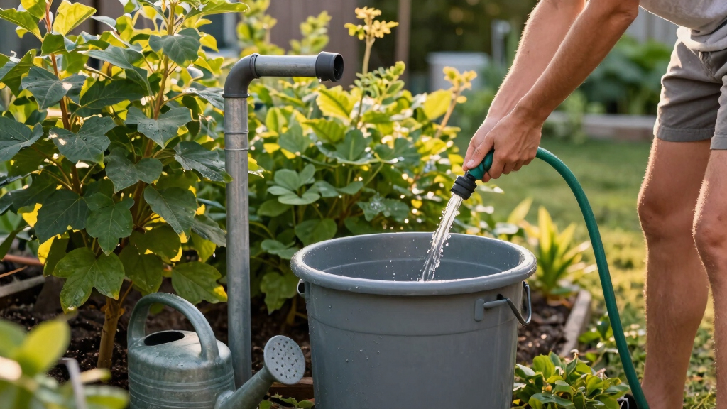 best rain barrel collection system for garden