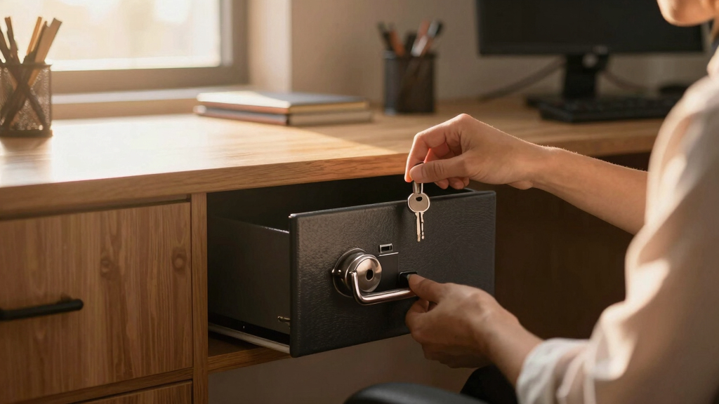best lockable drawer safe for desk