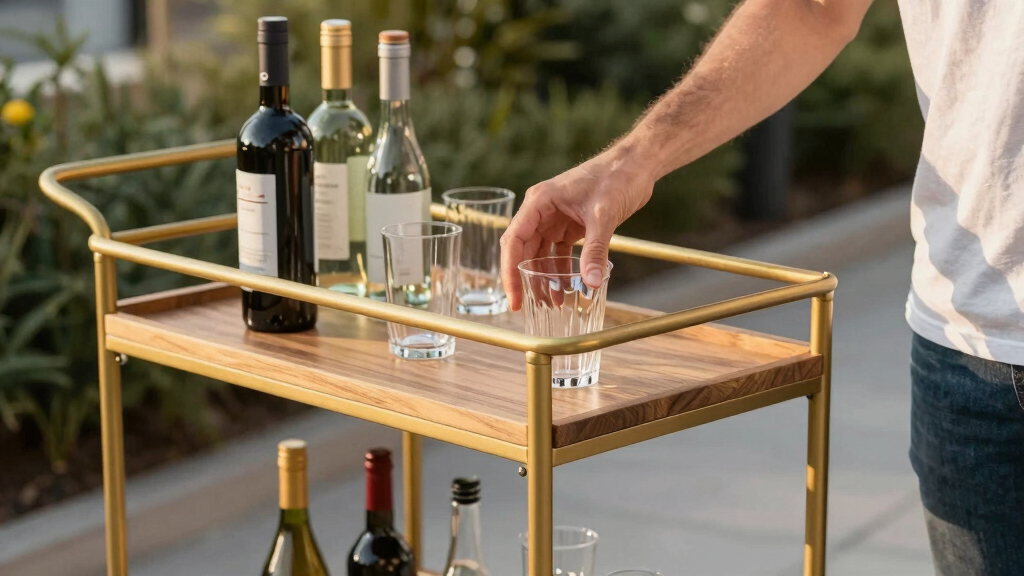 best premium patio bar carts for entertaining