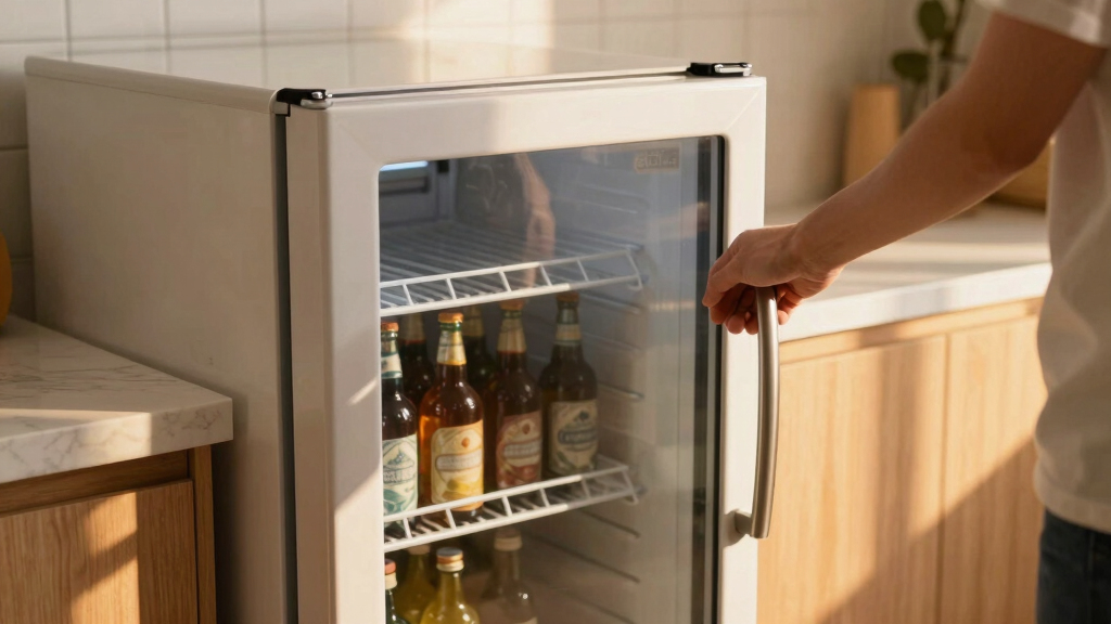 best undercounter beverage fridge with glass door