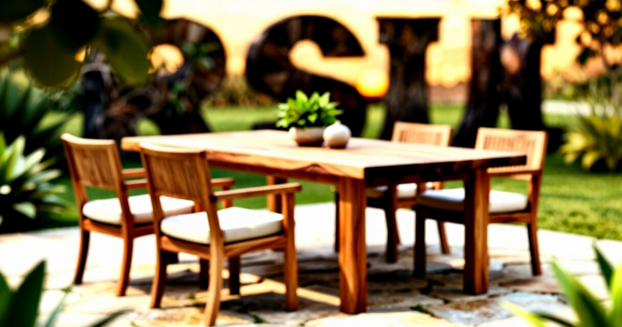 outdoor dining sets teak