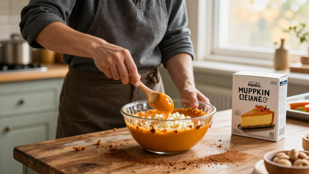 pumpkin cheesecake baking mixes