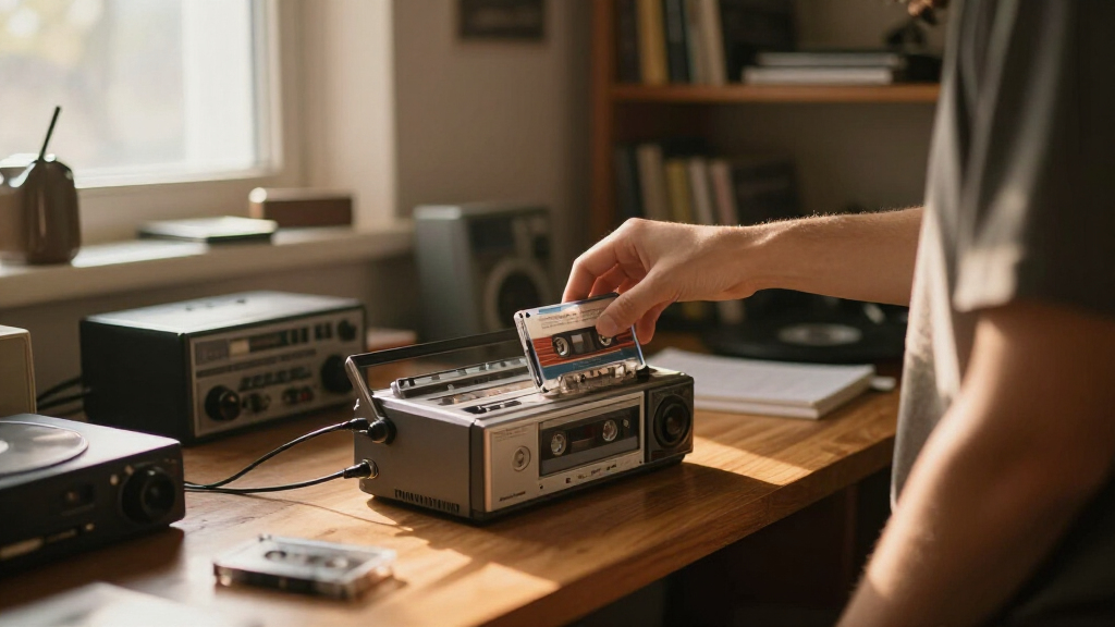 professional cassette deck for digitizing tapes