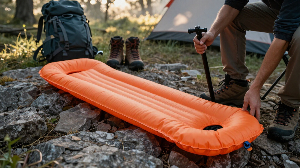 inflatable sleeping pad travel