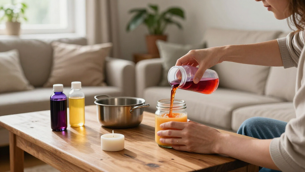 luxury candlemaking kit with dyes