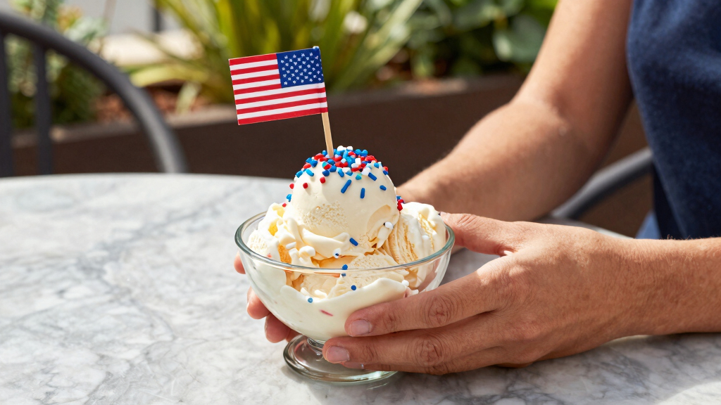 patriotic ice cream toppings