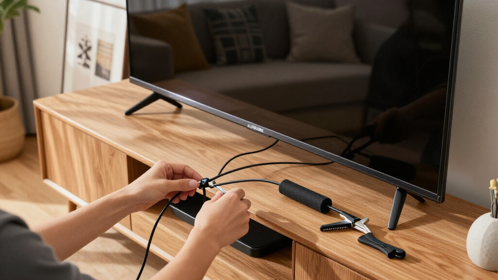 cable management solutions for entertainment centers