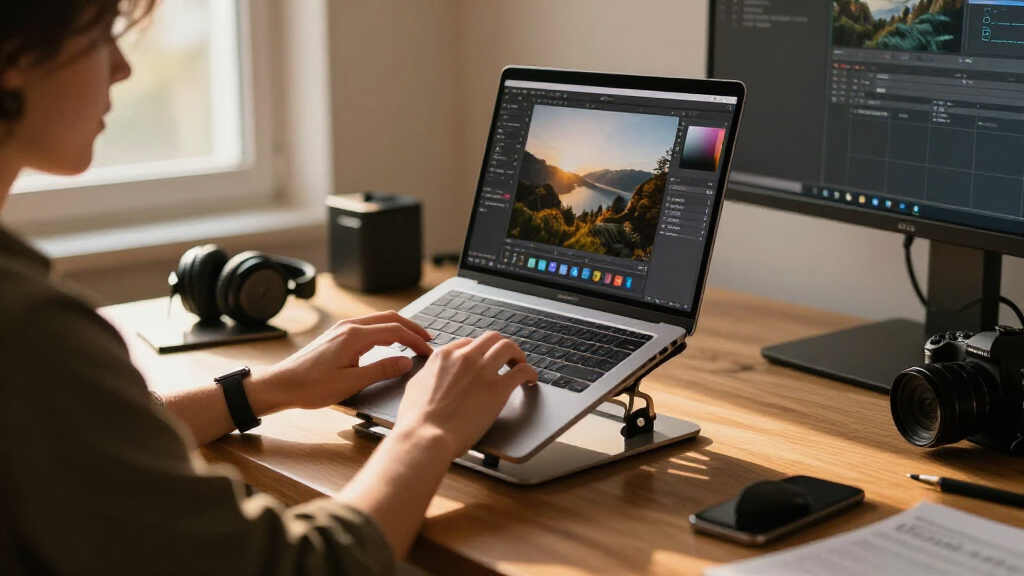 best laptop stands for photo editing desks