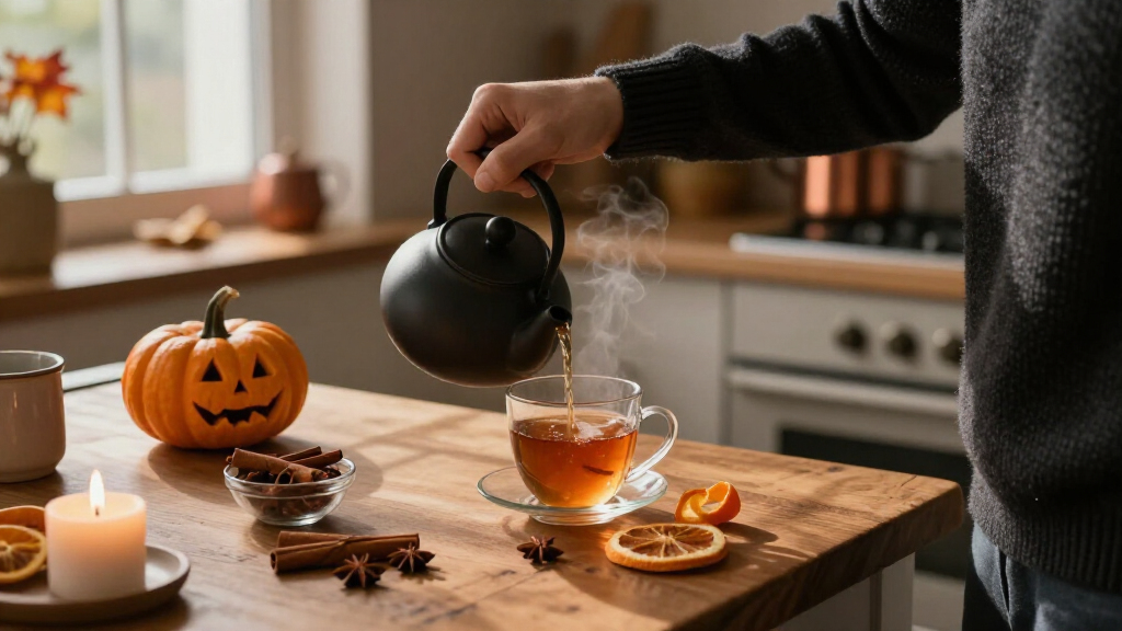 spooky Halloween tea blends