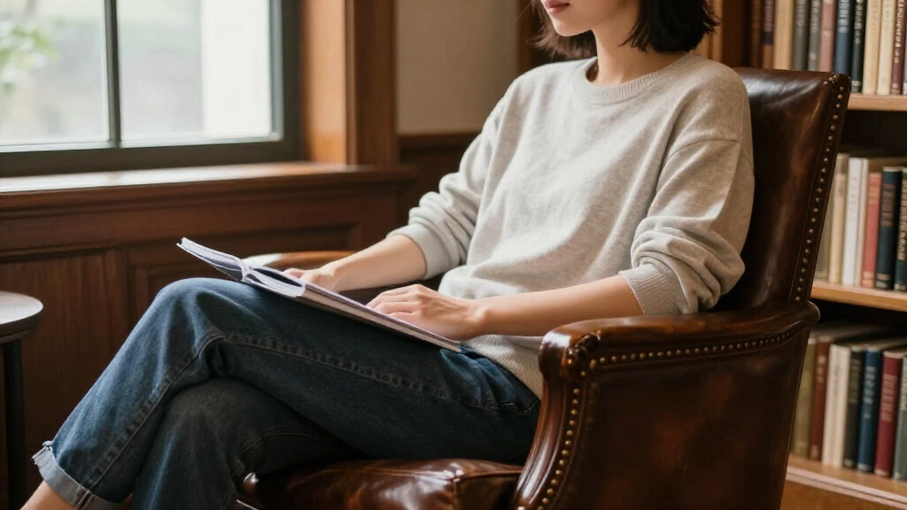 leather reading chairs for libraries