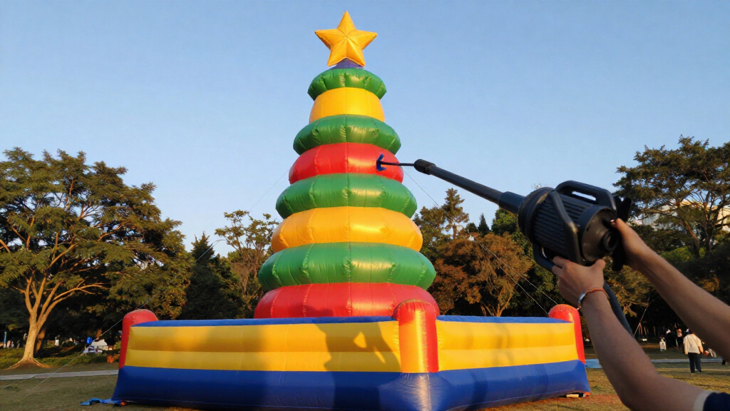 giant holiday inflatables 1220 ft