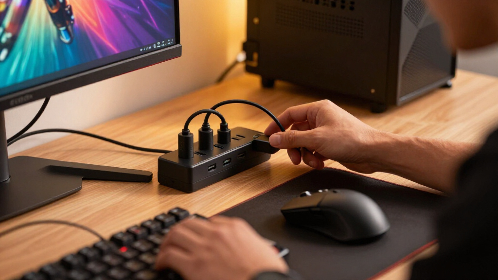 best power strips with USB-C for gaming desks