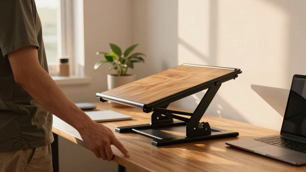 ergonomic standing desk converter