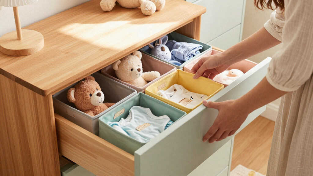 nursery dresser drawer organizers