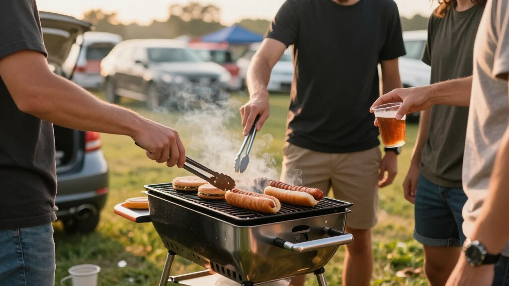 portable grill for tailgating