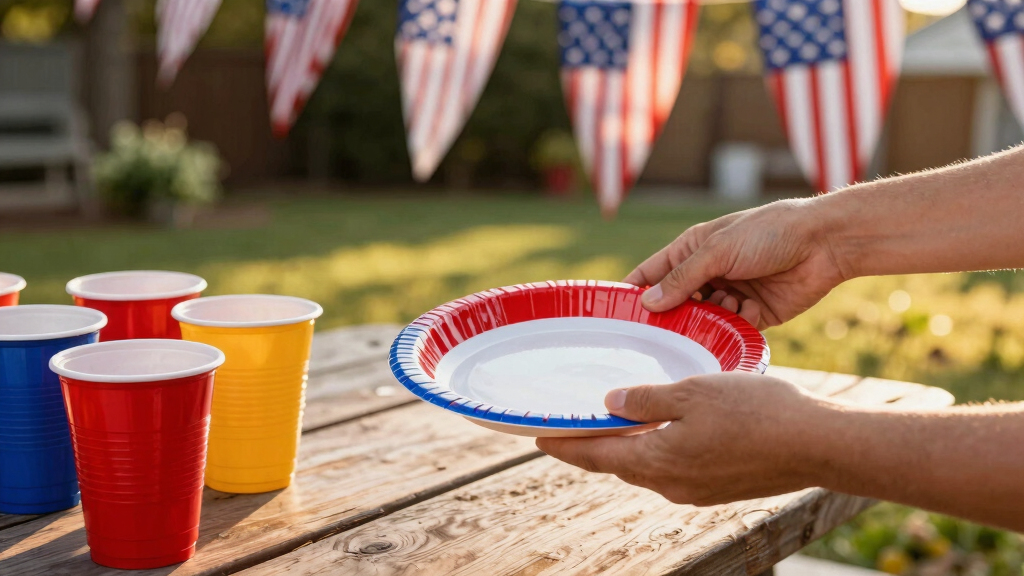 patriotic outdoor party supplies