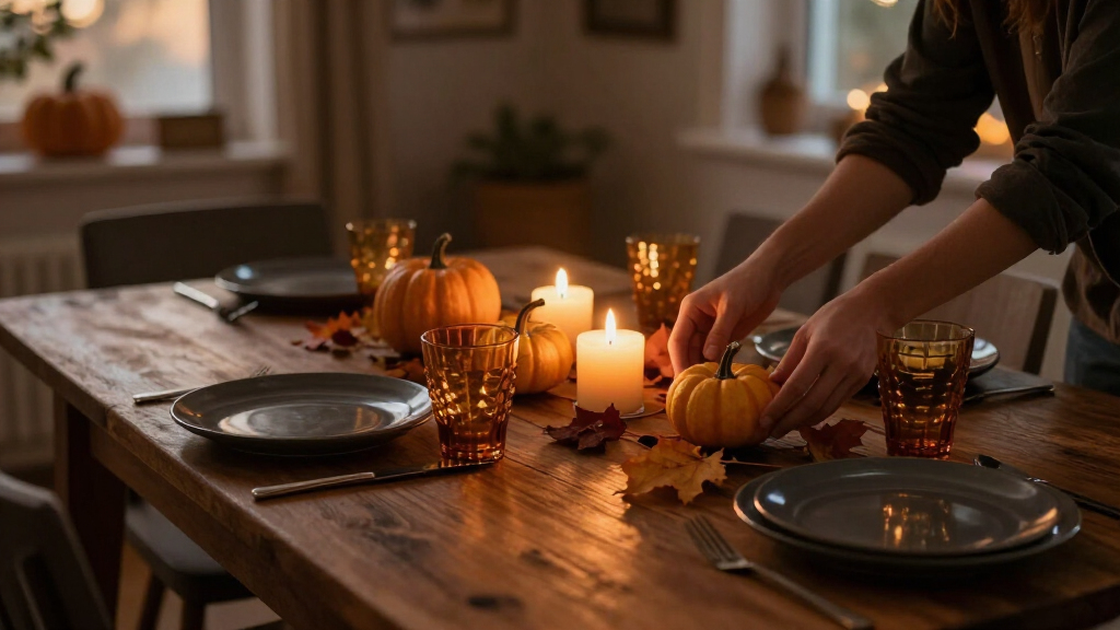 halloween table decor