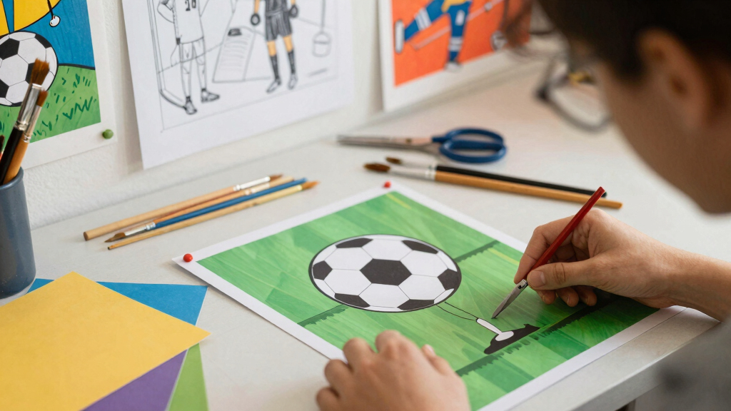 soccer fan art posters