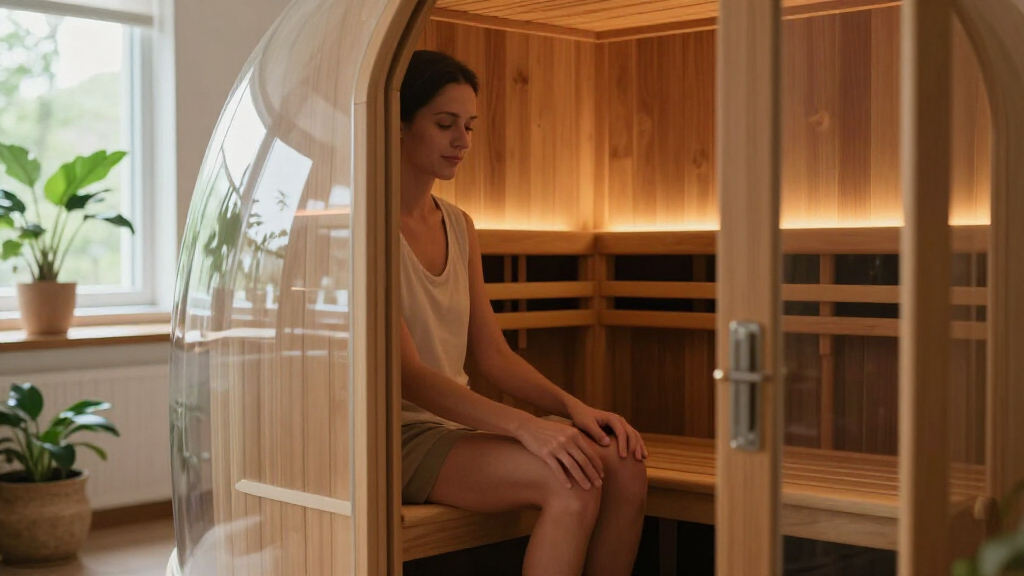 infrared sauna dome device