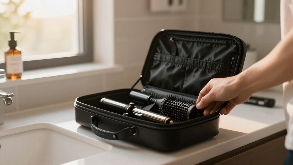 premium travel hair tool cases for packing