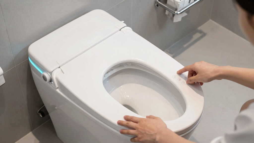 smart toilet with bidet