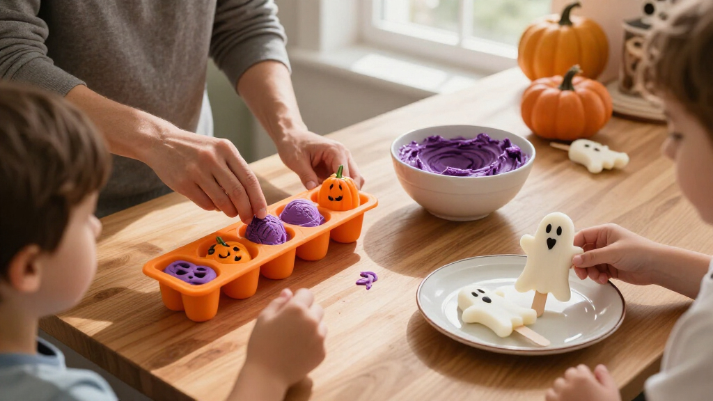 Halloween ice cream molds