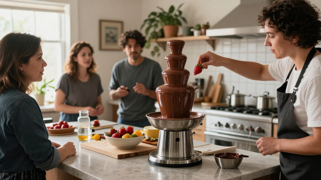 countertop chocolate fountains
