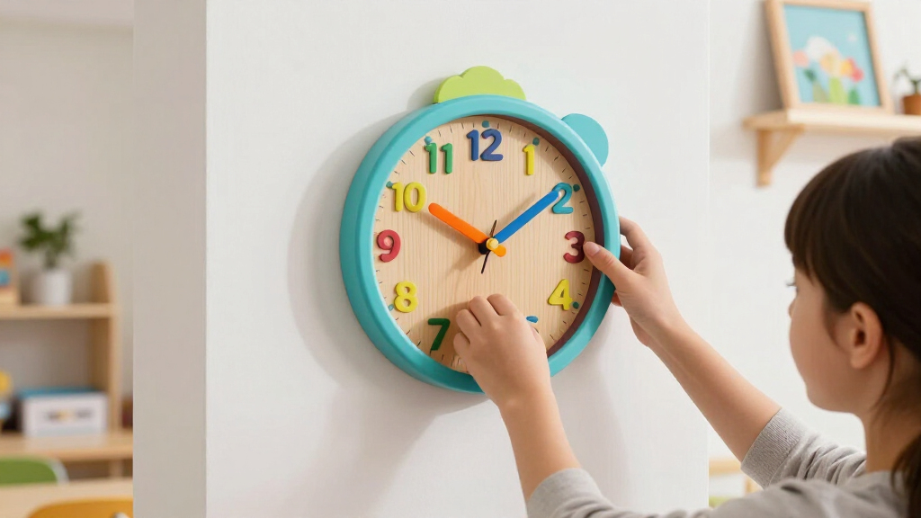kids' wall clocks for back to school