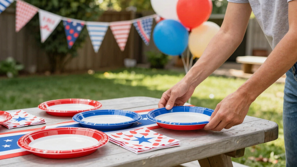 patriotic outdoor party supplies