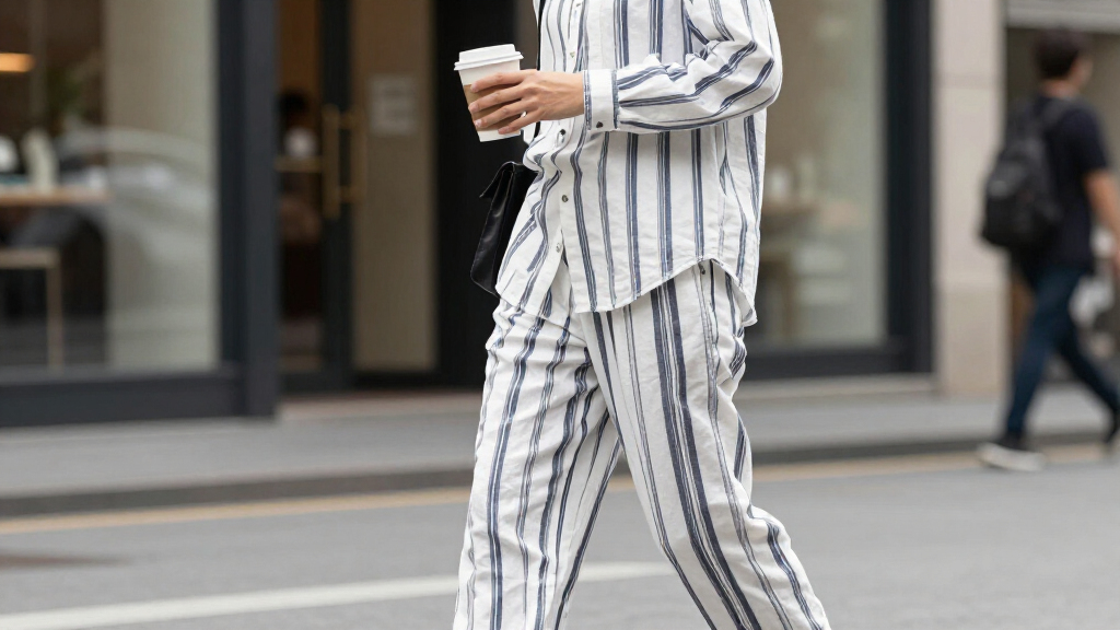 best white striped fashion outfits