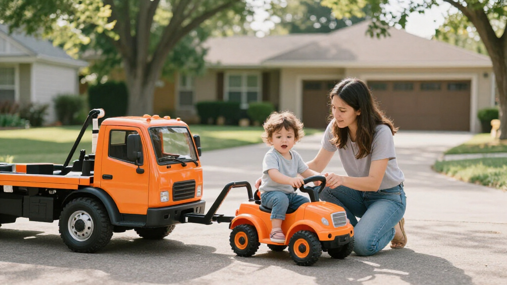 ride on tow truck for toddlers