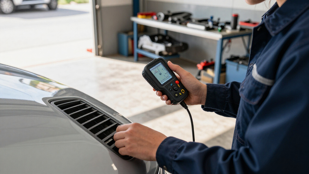 anemometer for shop ventilation checks