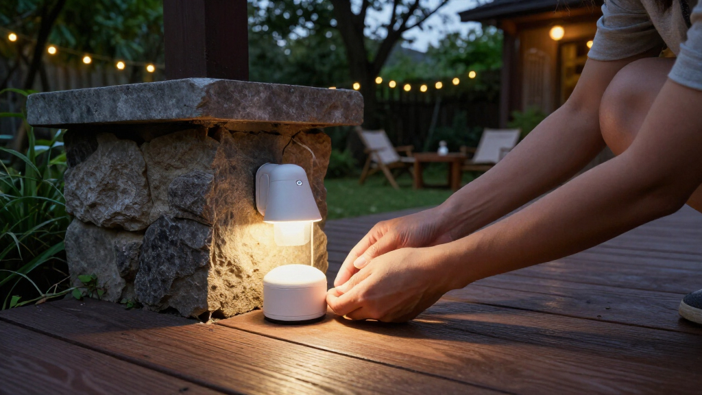 waterproof outdoor bluetooth light