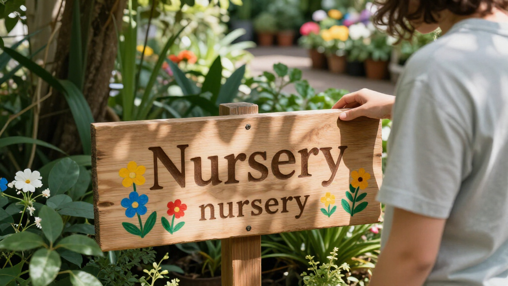 best western nursery name signs personalized