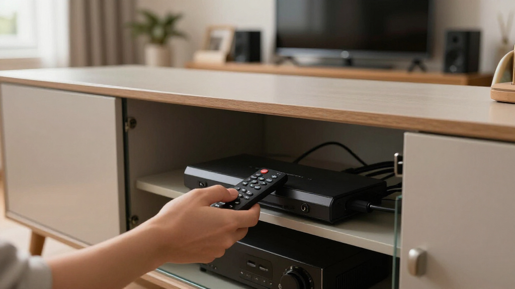 best universal remote hub for closed AV cabinet