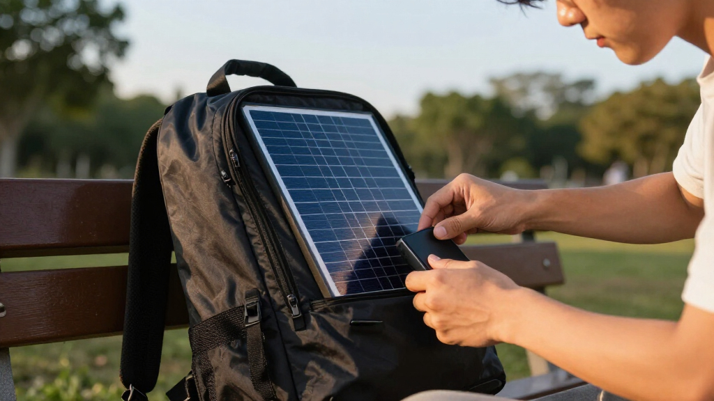 solar-powered laptop backpacks