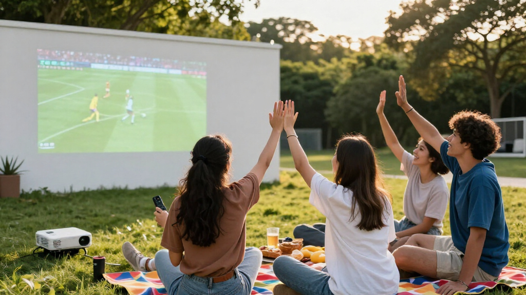 best projector for soccer watch parties
