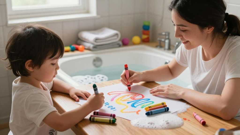 bath crayon sets valentine