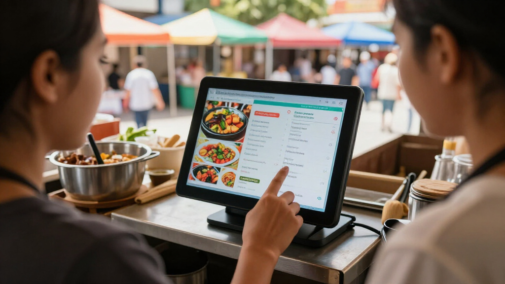 best portable digital menu boards for vendors