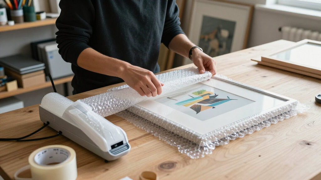 best protective wrap dispensers for art shipping