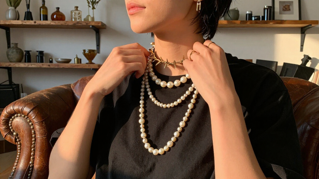 best punk pearl jewelry