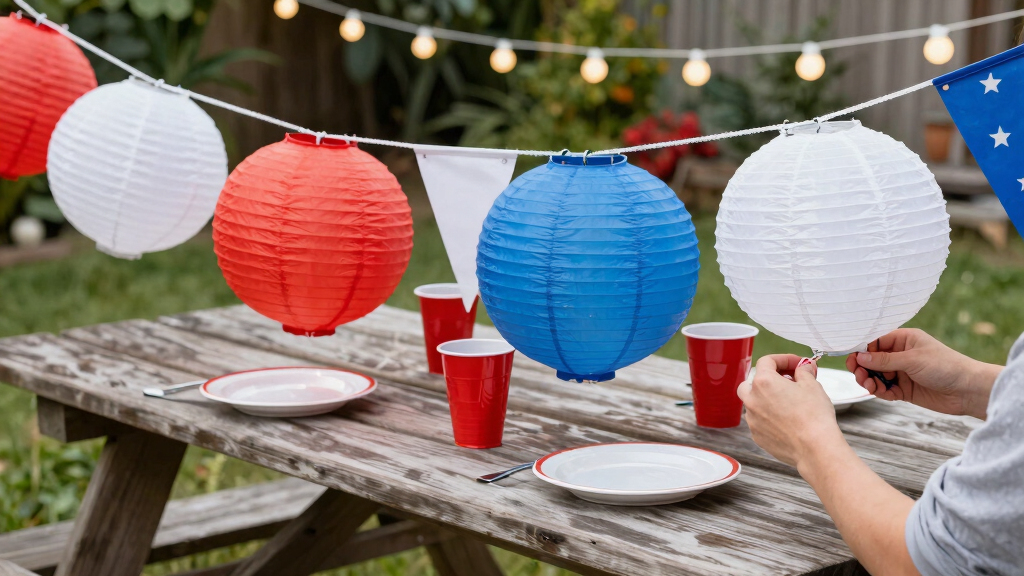 patriotic outdoor party supplies