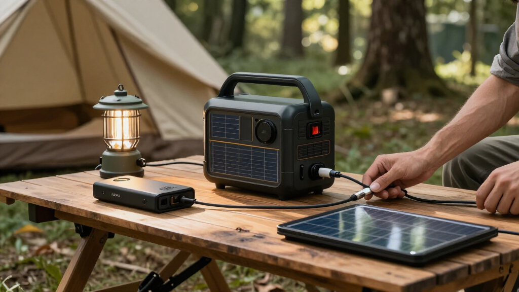 solar generator for camping and home backup