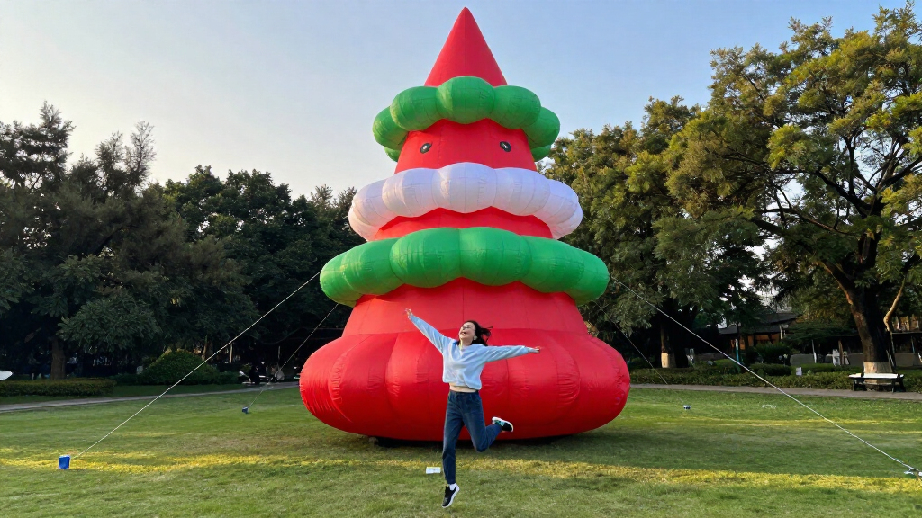giant holiday inflatables 1220 ft